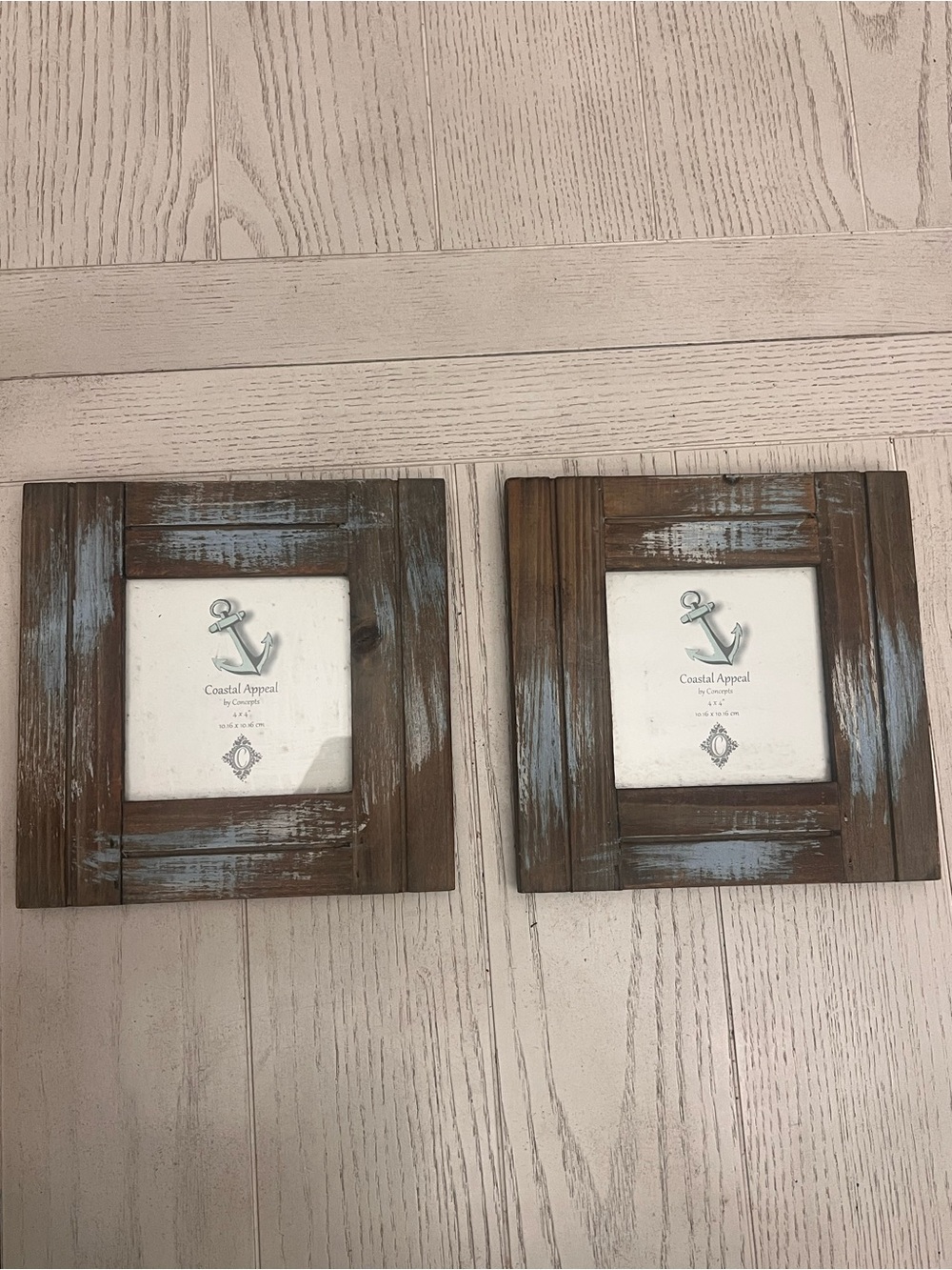 Coastal Appeal Wooden Distressed Picture Frames